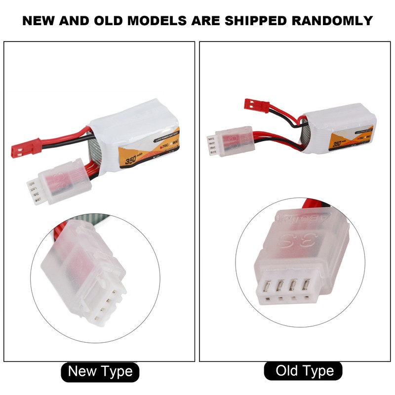 RC Lipo Battery 11.1V 70C Discharge Rate 3S JST Plug