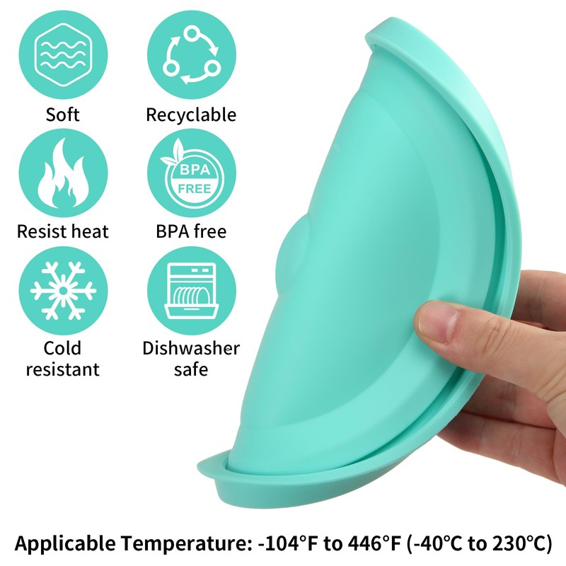 Replacement Lids for Pyrex 7200-PC 2 Cup, Silicone Round Storage