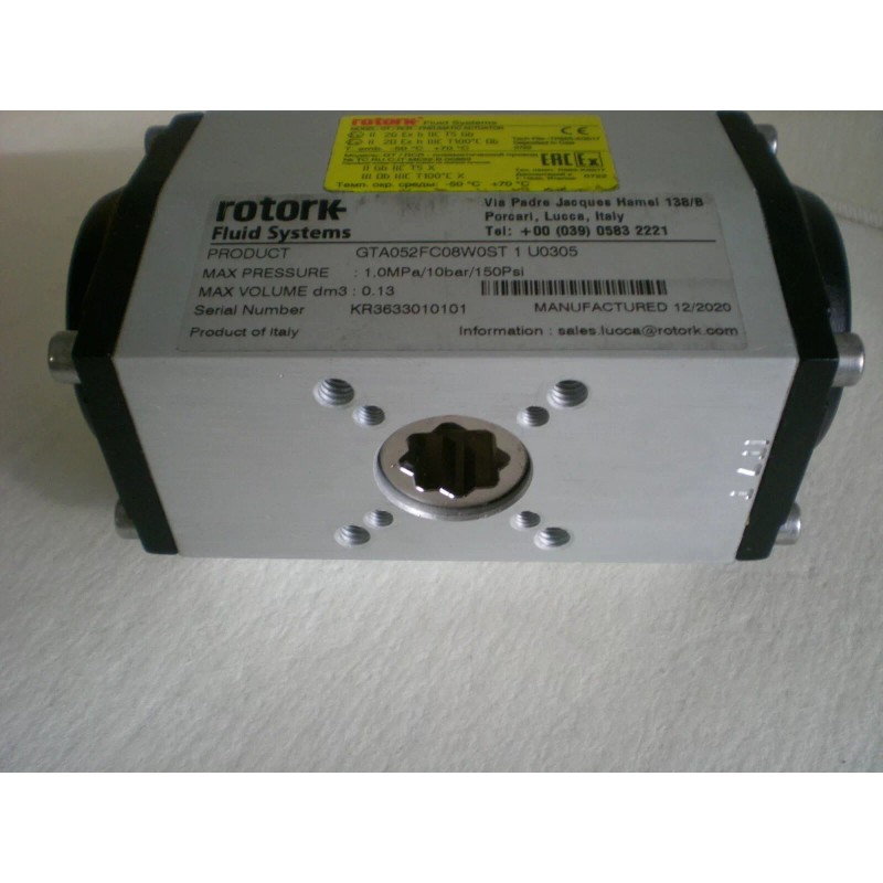 rotork GT Range single- and double-acting pneumatic piston actuators.