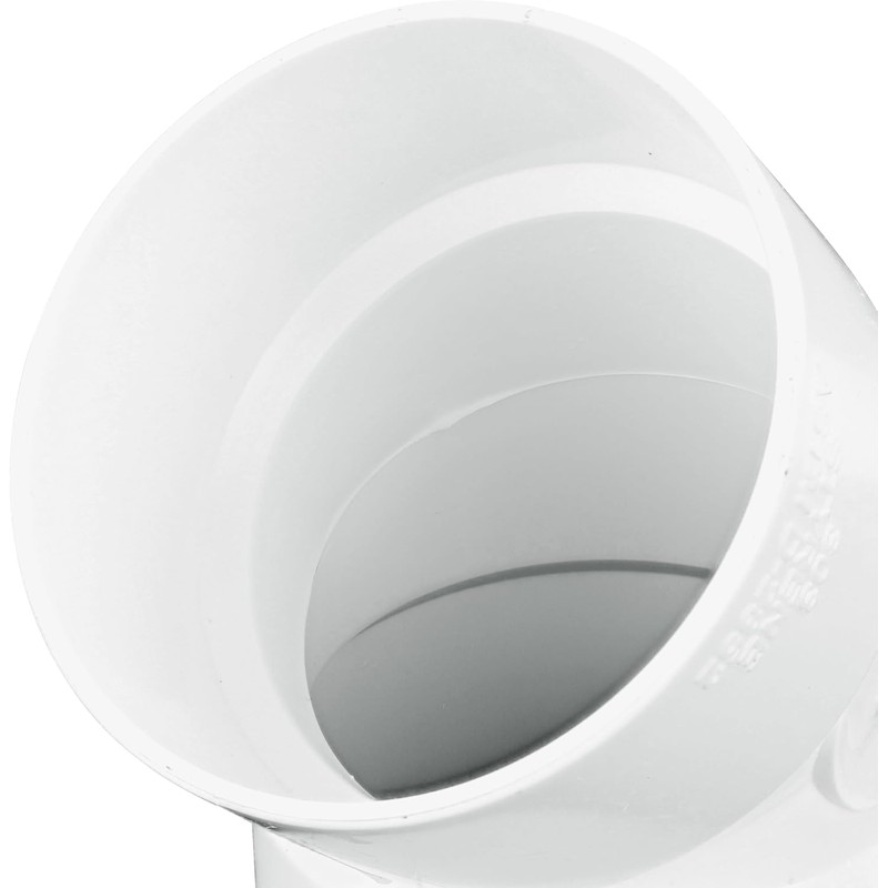 NDS 3P03 PVC 45-Degree Elbow, 3-Inch, for Hub X Hub