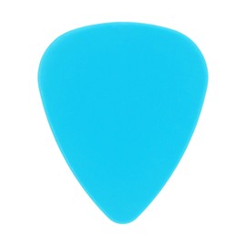 Exotic Plectrums ABS Plastic Light Blue Guitar Or Bass Pick - 0.71 mm Medium Gauge - 351 Shape - 1 Pack, ABS-Light-Blue-Pick-.71mm-351-1-Pack