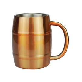 Rockin Gear Mugs Tankard Moscow Mule Copper Cups Beer Mugs 12 Ounce, Crafted Barrel Mugs