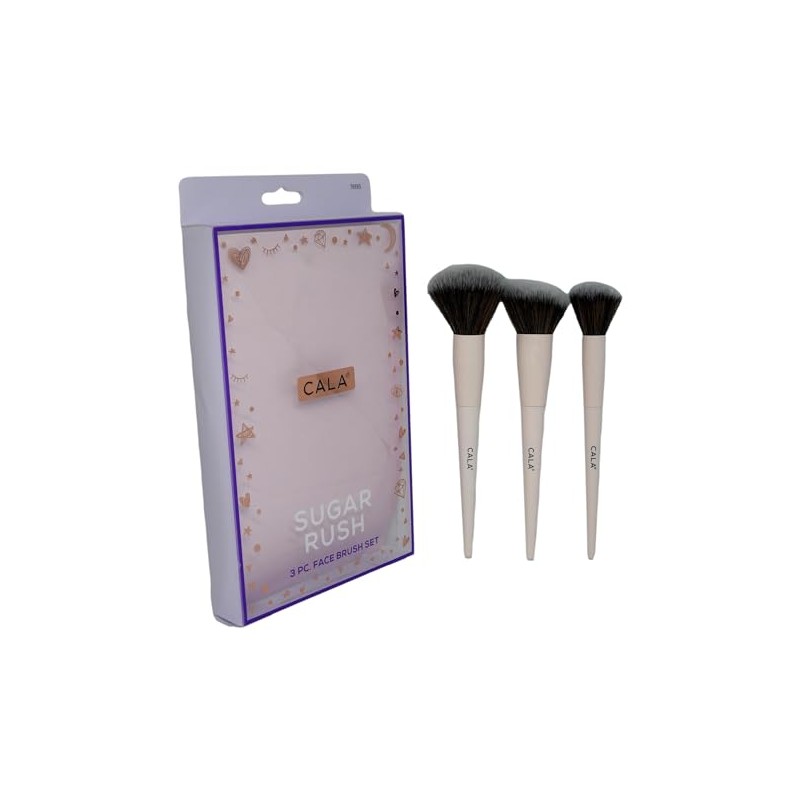 CALA - "Sugar rush" brochas para maquillaje de cara y