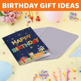 HAPPYPOP Funny Dad Birthday Gifts Ideas - Gifts For Daddy From Kids, Funny Socks For Men With Greeting Card