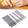 Leather Stitching Punch Set Leather Prong Round Hole Punch Manual