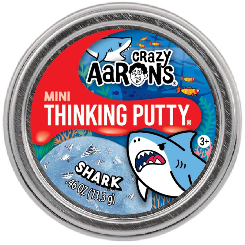 Crazy Aaron's Thinking Putty Shark, Individual Single Mini Putty Tin