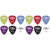 Alice 12 Assorted Matte Colour Abs Guitar Picks (0.58mm) Various