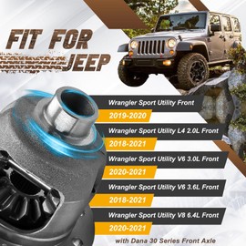 WildGear Differential Locker Case Fit For Jeep Wrangler JL Sahara (2.0T/3.6L) 2018-2021# 68388751AA