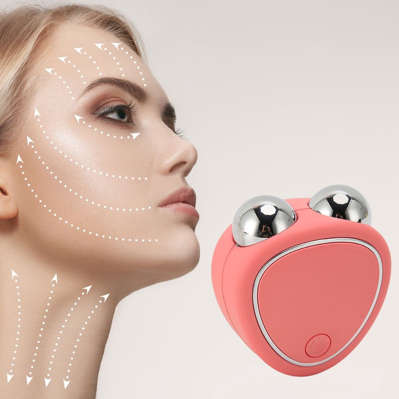 Microcurrent Facial Toning Device Reduce Fine Lines Portable Electric Microcurrent