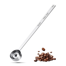 Ugotit Coffee Scoop for Ground Coffee 2 Tbsp- 304 Stainless Steel Long Handled Measuring Spoon for Coffee, Tea, Sugar & Spices, Durable & Dishwasher Safe