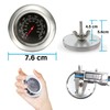 Stainless Steel Barbecue BBQ Smoker Grill Thermometer Temper (Type-A)
