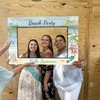 JeVenis Surf Party Photo Booth Props Frame Summer Pool Beach