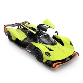 HTLNUZD 1/14 RC Car AMR Pro AMR23 Alloy Formula 1 for Aston Martin-Valkyrie Remote Control Car Model AMR Pro 600 mAh with Lights Adult Collectible