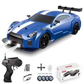 Sakeye RC Drift Car, Drifting RC Car 1/16 2.4GHz 4WD Remote Control Cars, Rechargeable Drifting Cars 18KM/H+ High Speed RC Racing Vehicle with Spray Cool Lights Toy Car for Kids Boys