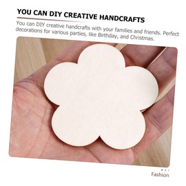 COHEALI 200pcs Craft Wood Blocks Wooden Slices for DIY Projects Decor Party Decorations Paintable