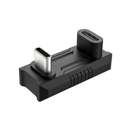 USB Type C Direction Converter Adapter, YFFSFDC U Shape 180 Degree Angled [20Gbps High Speed Data Transfer & 140W/5A Rapid Charge & 8K@60Hz Video Output] USB 3.2 PD Charging Data Sync Type C Type C