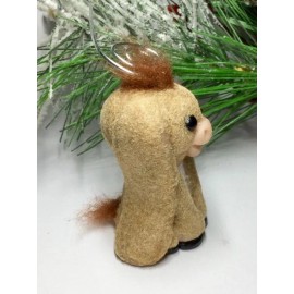 Nestor The Long Eared Donkey Christmas Tree Ornament By Aaron Matthies Brown