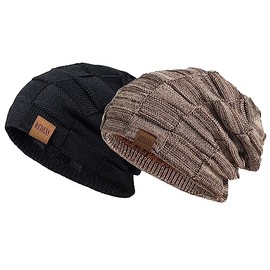 REDESS Beanie Hat for Men and Women Winter Warm Hats Knit Slouchy Thick Skull Cap