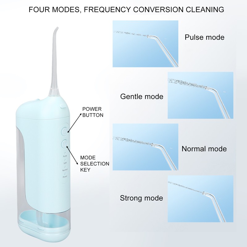 Portable Electric Dental Oral Irrigator Waterproof Food Residues Removal Teeth