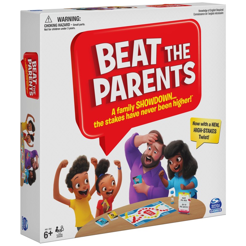 Spin Master Games, Beat The Parents Classic Family Trivia Game,