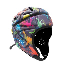 Rugby Headguards Headgear Soft Shell Helmet Head Protector Padded for Soccer Football Adjustable Breathable EVA Anti-collision Cap Goalkeeper Shockproof Head Cover No Bump Scrum Cap for Men