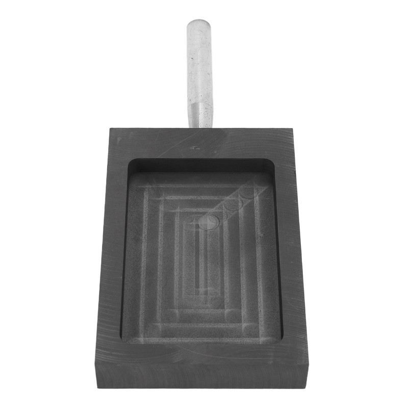 Graphite Casting Mold Metal Ingot Mold Crucible with Handle for