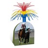 Beistle Horse Racing Centerpiece
