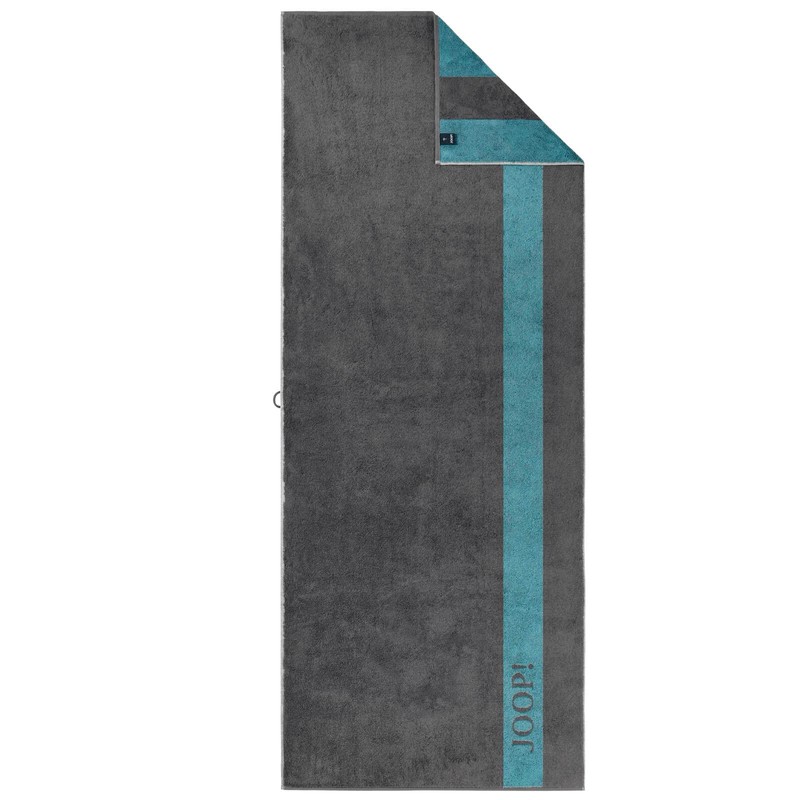 JOOP! Terry Towels Infinity Doubleface Graphite 1678 74 Grey Petrol
