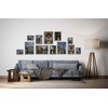 Europel A4 folding frame with 20 mm aluminium profile, hinged