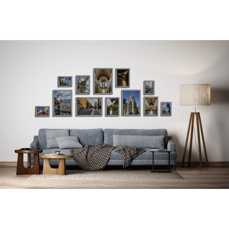 Europel A4 folding frame with 20 mm aluminium profile, hinged