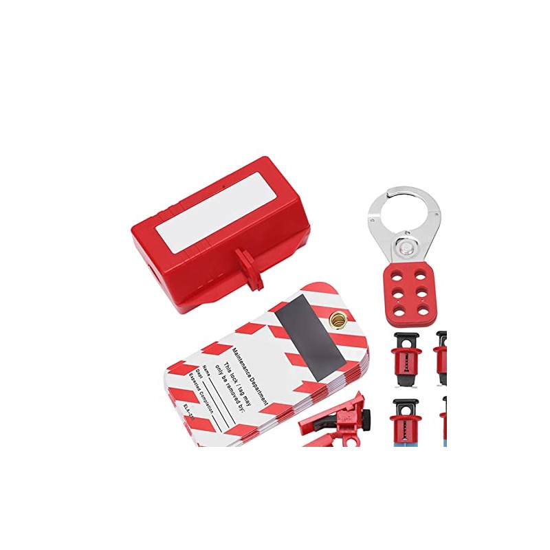 Electrical Circuit Breaker Lockout Tagout Kit, Safty Padlock Loto Tag