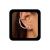 Vacaonio Sparkling Rhinestone Ear Climber Earrings Gold Crystal Crawler Climber