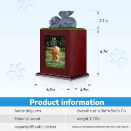 NEWDREAM Pet Cremation Urns Pet Urns for Large Dogs Ashes Dog Ashes Urn Box for Dog Ashe