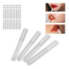 Contenedor De Brillo Labial De Plástico Transparente, 20 Uni