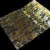 Modixun Gold Table Runner, Ultra Long Glitter Metallic Foil Thin
