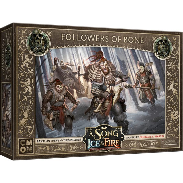 A Song of Ice and Fire Tabletop Miniatures Followers of Bone Unit Box - Expand Your Army! Strategy Game for Adults, Ages 14+, 2+ Players, 45-60 Minute Playtime, Made by CMON