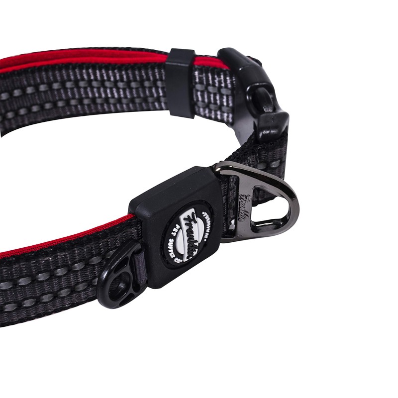 Franklin Pet Supply Nylon Dog Collar – Reflective – Comfort