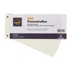 200 Dividers in White, 24 x 10.5 cm, Punched, 180