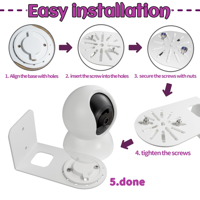 sciuU Wall Mount/Ceiling Mount Compatible with TP-Link Tapo Surveillance Camera,