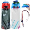 JOLIGAEA Pack of 4 700 ml Foldable Flexible Water Bottles,
