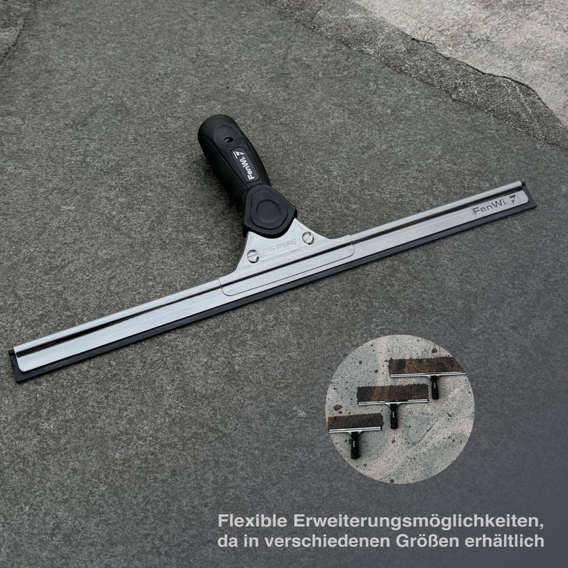 FenWi Window Squeegee with Rubber Lip 35 cm Wide /