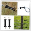 Gadpiparty 2Pcs Insulated Electric Fence Gate Handles Durable Plastic Farm