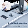 Romon Pack of 2 Cable Sleeves, 22 mm x 1.5