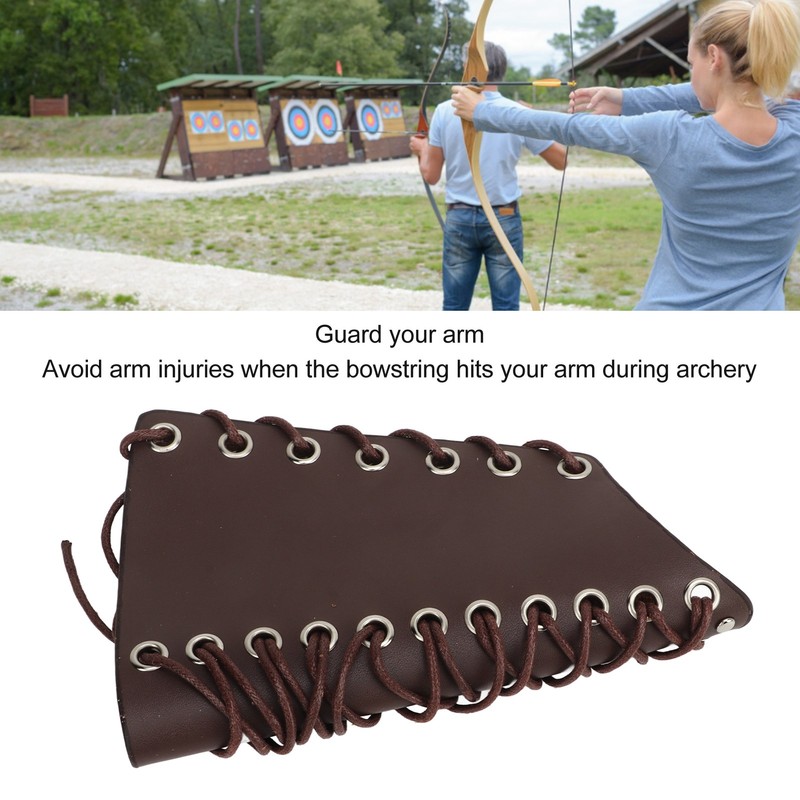 Archery Arm Gurad Artificial Leather Durable Skin Friendly Arm Protection
