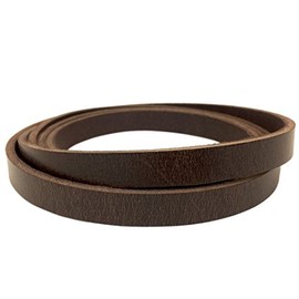Springfield Leather Company's Brown Buffalo Leather Belt Blank (1/2" x 50") Strip 8/10 Ounce Full-Grain Buffalo Leather with Glossy Finish