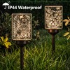 ODEETRONIC Solar Garden Lights, 4 Pack Solar Pathway Lights with