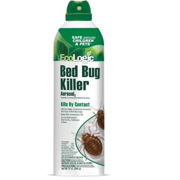EcoLogic Bed Bug Killer Aerosol Spray, 14 oz – Fast-Acting