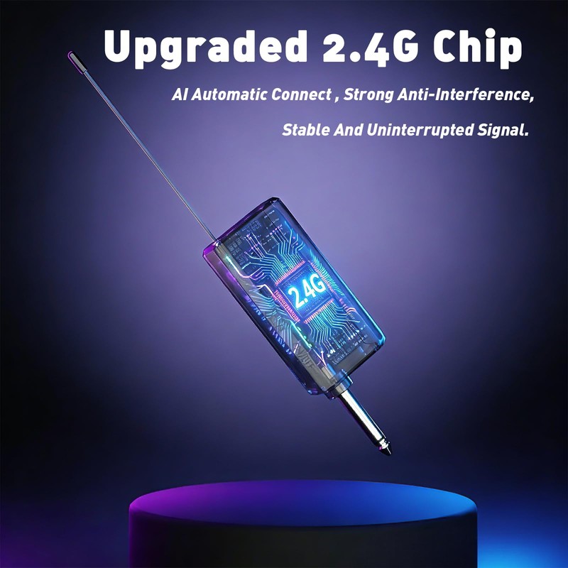 Handheld Wireless Microphones for Karaoke Singing with 500 FT Reception