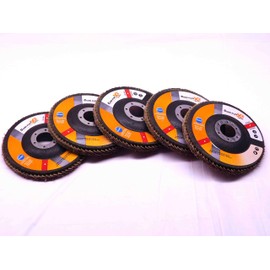 5pcs New CUMI XD 599+ Type 27 Ceramic Flap DISC 40 GRIT 4 1/2 O.D. X 7/8 I.D. - MS7146CMI