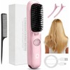Pink Latest Hairdressing Comb, 2026 Upgraded Ceramic Hairdressing Comb Smooth,